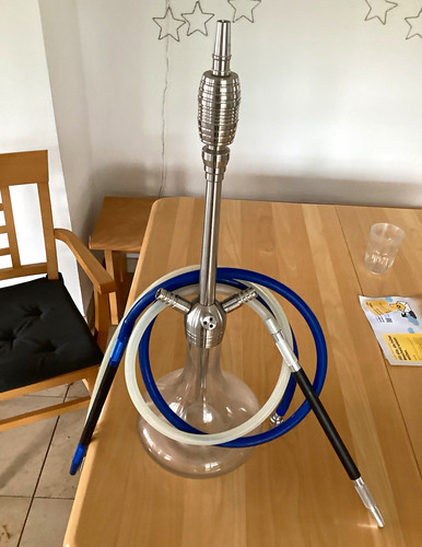 Edelstahl wasserpfeife shisha - edelstahl,
