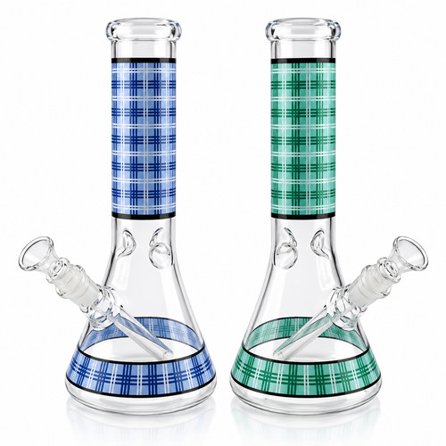 Glas wasserpfeife blau - blau, oder