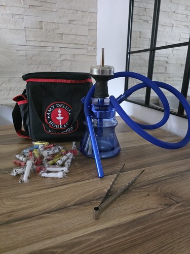 Amy deluxe shisha blau - 35,